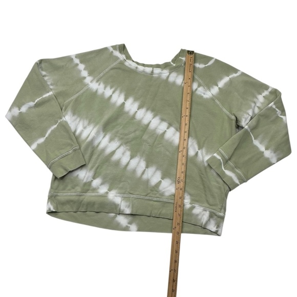 Rails Tie Dye Sweatshirt Theo Sage Green Ivory Cotton Size Large - Picture 8 of 11